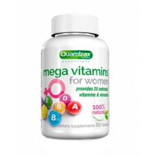  Quamtrax Nutrition Mega Vitamins for Women 60 