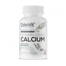 OstroVit Vitamin D3+K2+Calcium 90 