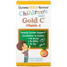  California Gold Nutrition Children`s Gold Vitamin C 118 